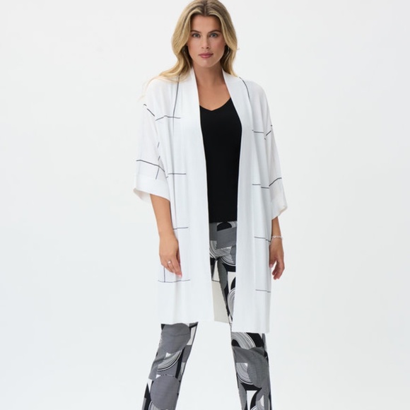 Joseph Ribkoff Duster Cardigan Cover Up - Picture 2 of 15